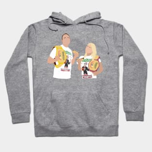 the king and the queen of hot dog Hoodie